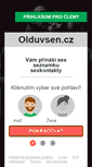 Mobile Screenshot of olduvsen.cz