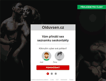 Tablet Screenshot of olduvsen.cz